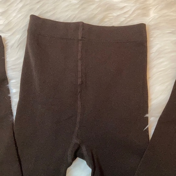 Walmart brand Chocolate brown leggings tights pant - Picture 3 of 14